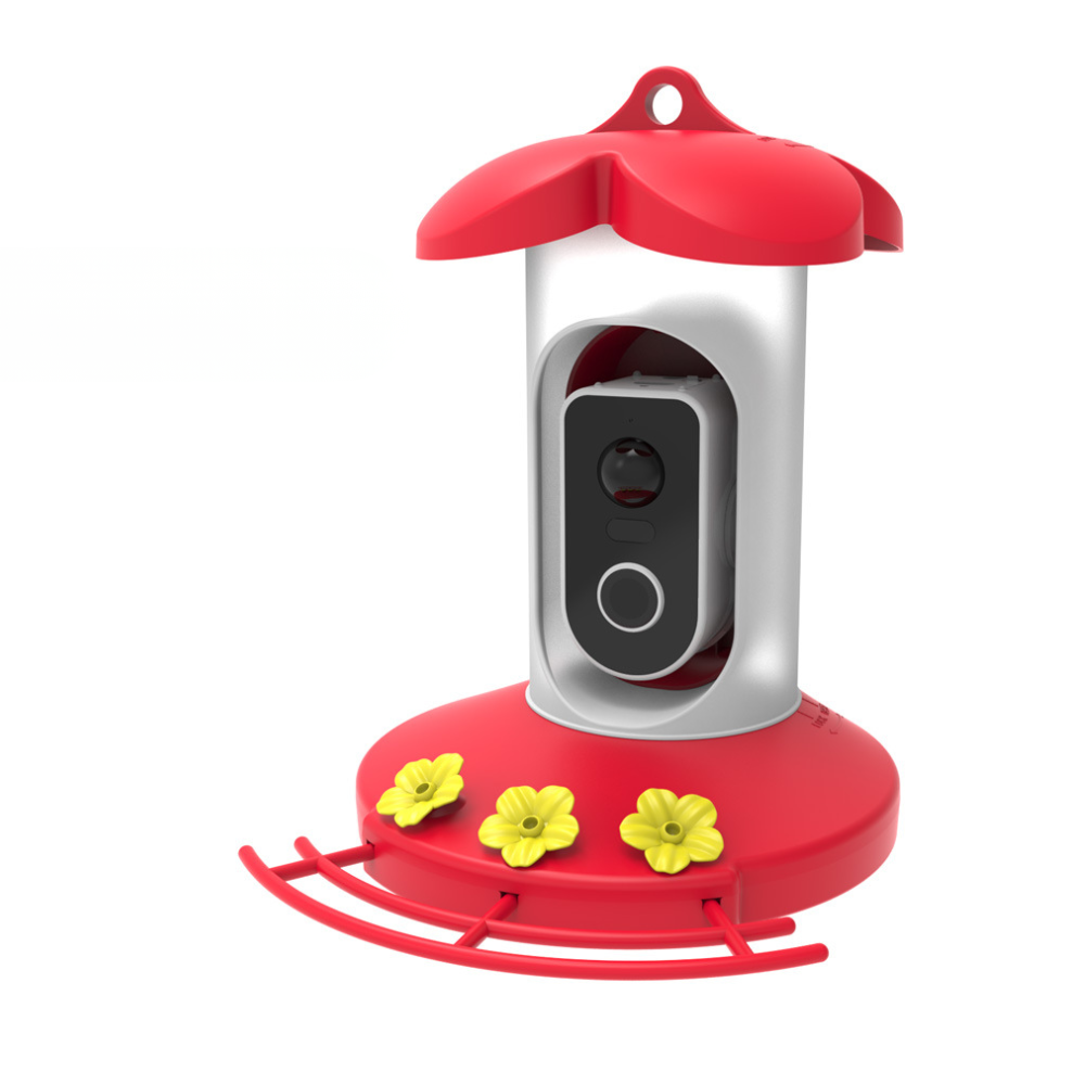Câmara para casa de pássaros com Wi-Fi alimentada por energia solar