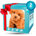 Brinquedo interativo de peluche em forma de cachorro — sensor de movimento integrado