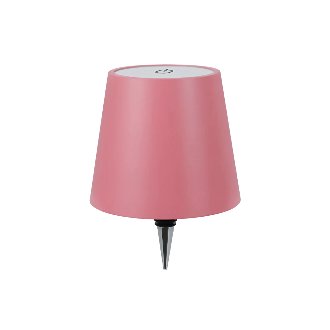 Lampă modernă cu LED în formă de sticlă - fără fir și cu intensitate reglabilă
