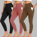 Women's High-Waist Fleece Thermo Leggings — Seamless Stretch