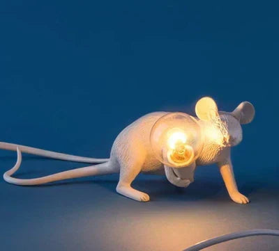 Lampada da tavolo Artimouse — design giocoso a forma di topo, luce d’accento LED
