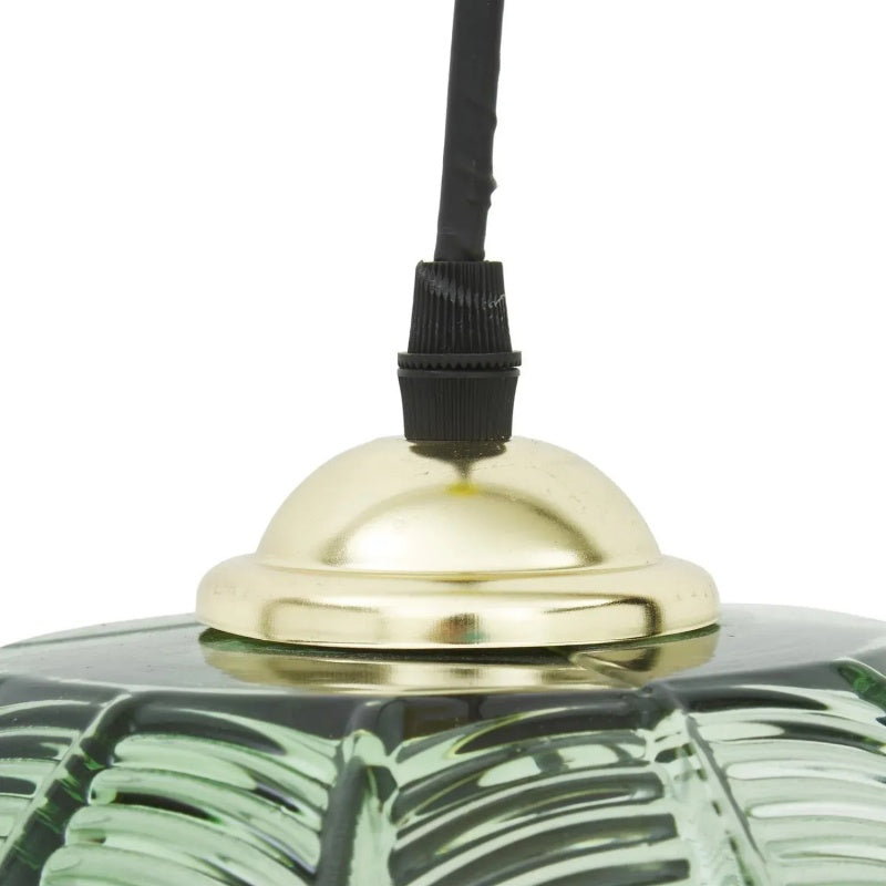 Verdoma Tropical Boho Decorative Glass Pendant Light for Entryway or Hallway | Esilora