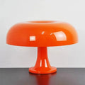 Modern White LED Table Lamp — Mushroom Shape, Adjustable Brightness