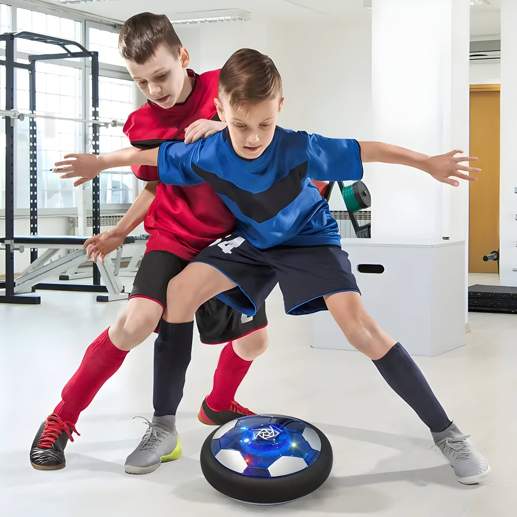Disco de fútbol autodeslizante — Luz LED, sistema interno de cojinetes de aire