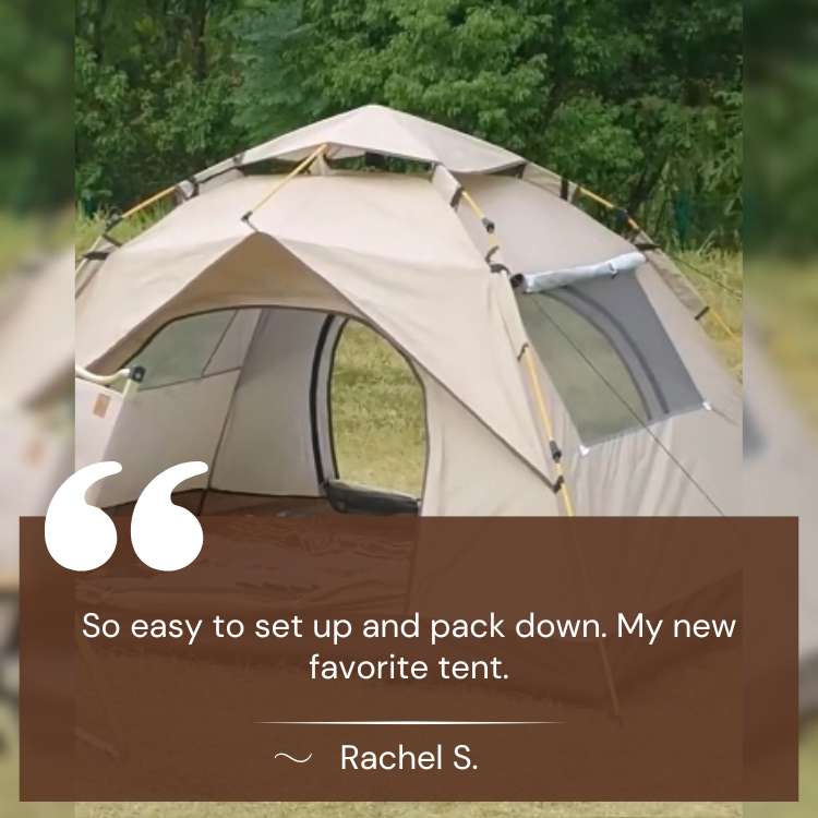 Pop-Up Tent for Camping – Quick Setup for Outdoor Activities - Esilora