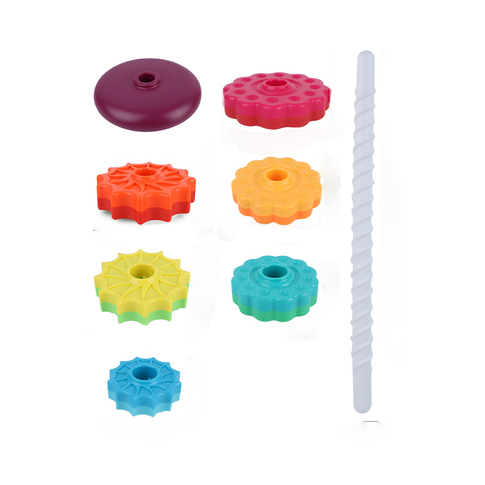 Colorful Plastic Stackable Rings — Learning Toy