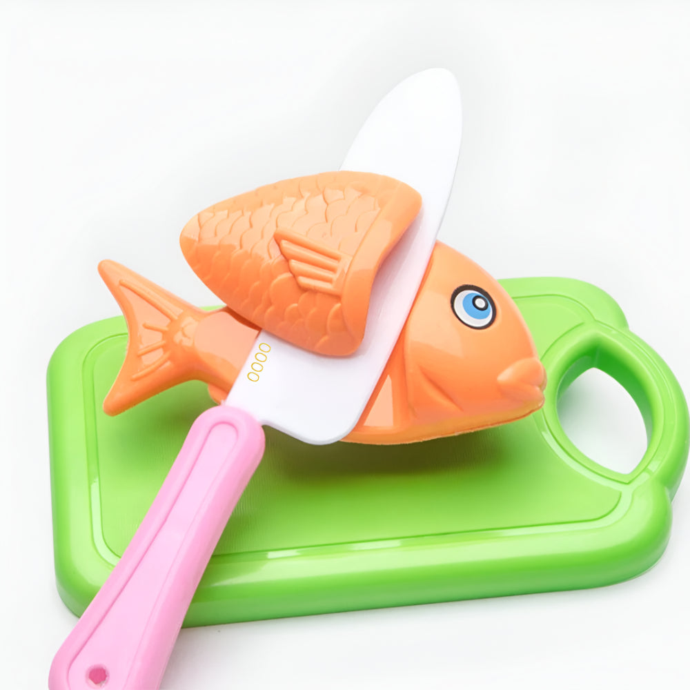 Colorful Fruit and Vegetable Toy Food Set