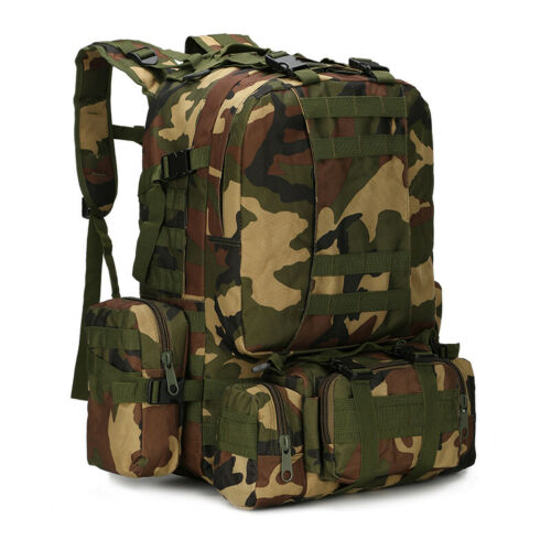 Tactical Military Backpack 60L with Removable MOLLE Pouches - Esilora
