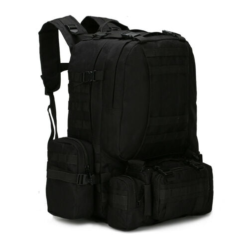 Tactical Military Backpack 60L with Removable MOLLE Pouches - Esilora