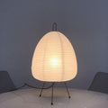 Stolní lampa z rýžového papíru — retro japonský design