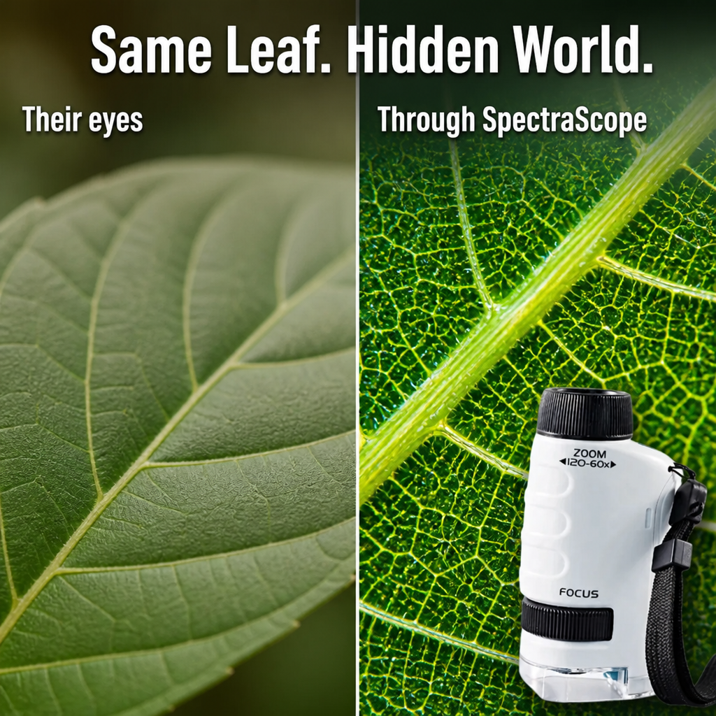 SpectraScope — 裏庭の葉や虫を、子どもたちが何度も見たくなる120倍の発見に変える - Esilora