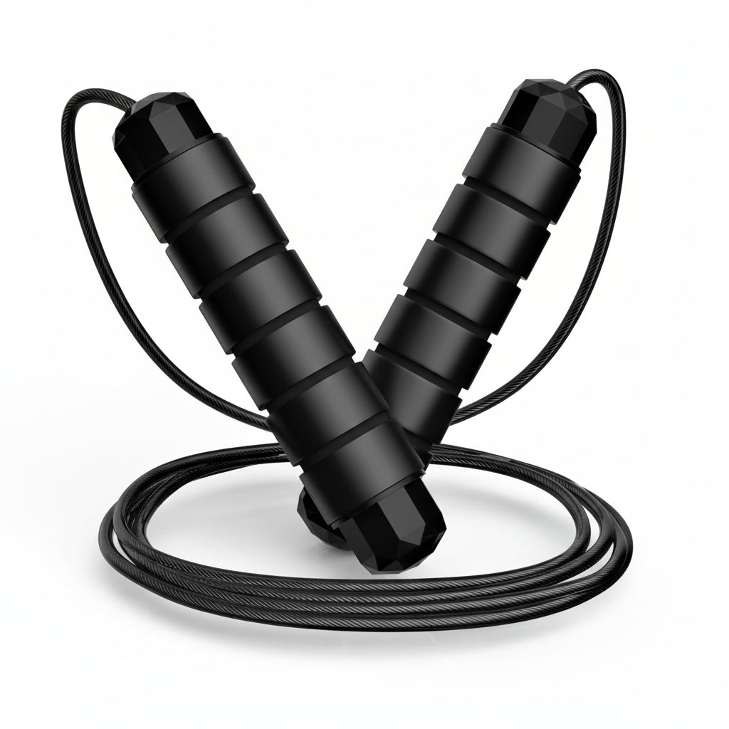 Corde à sauter à câble en acier réglable - fitness et entraînement