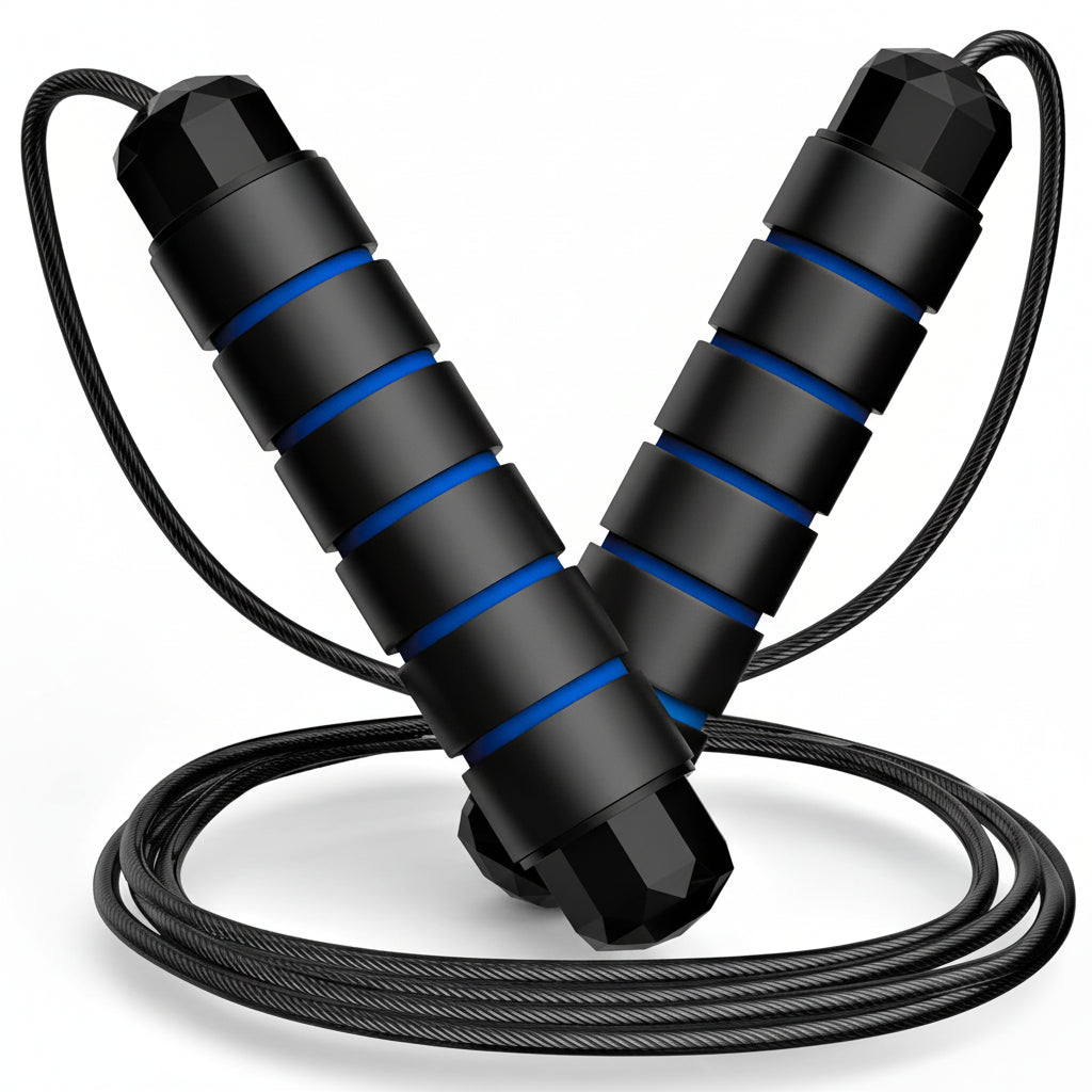 Corde à sauter à câble en acier réglable - fitness et entraînement