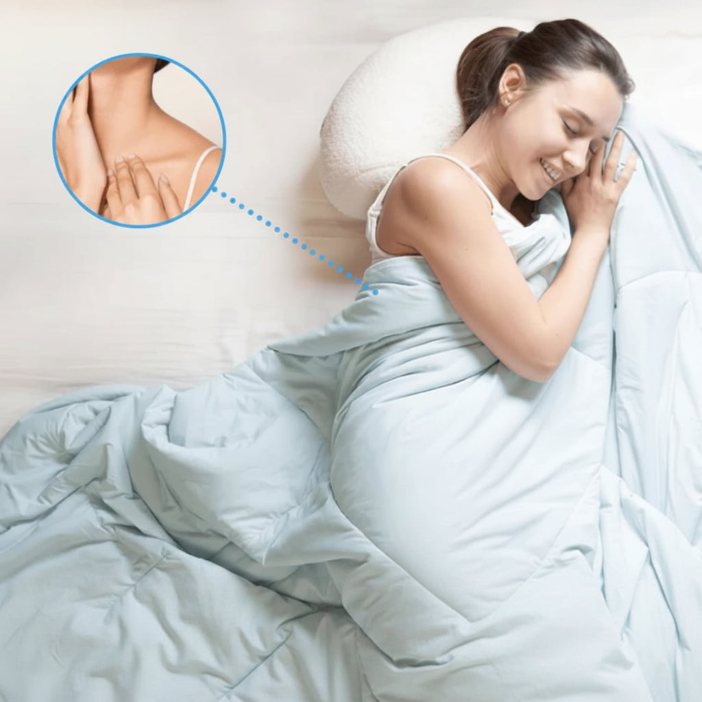 Coperta rinfrescante — Comfort morbido, traspirante e traspirante all'umidità