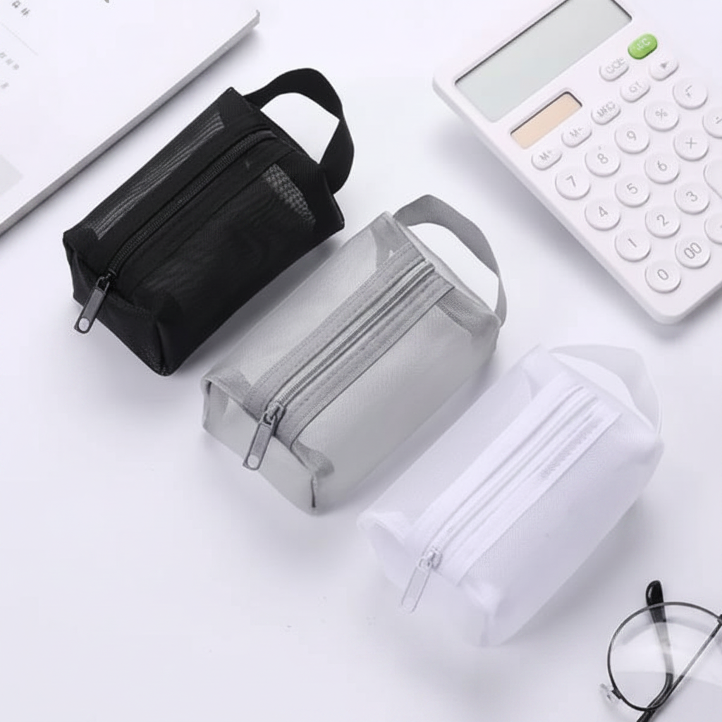 Compact Zipper Pouch for Coins, Keys & Small Essentials