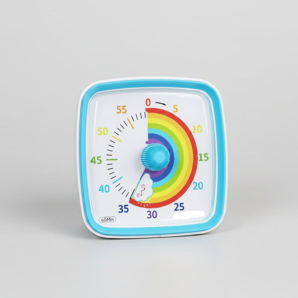 Toddler Timer with Colorful Dial and 60-Minute Countdown
