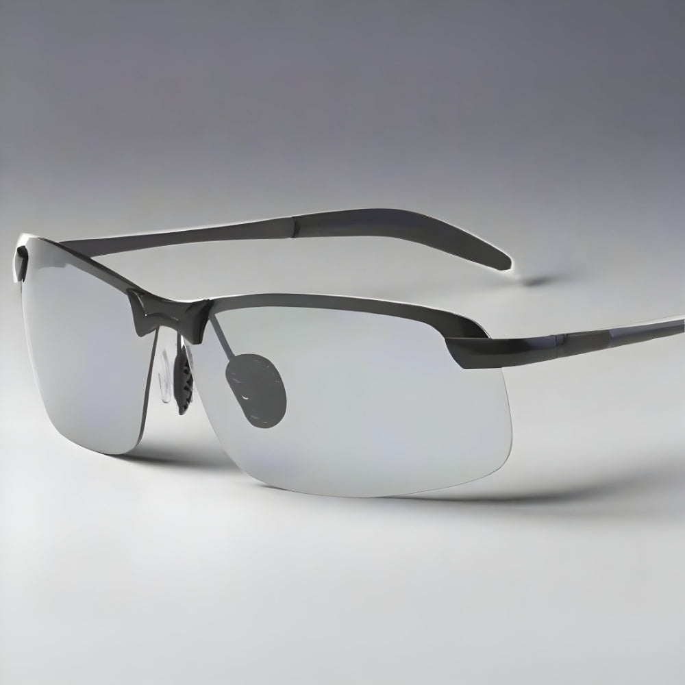 Metal Frame Sunglasses — Polarized Photochromic Lenses