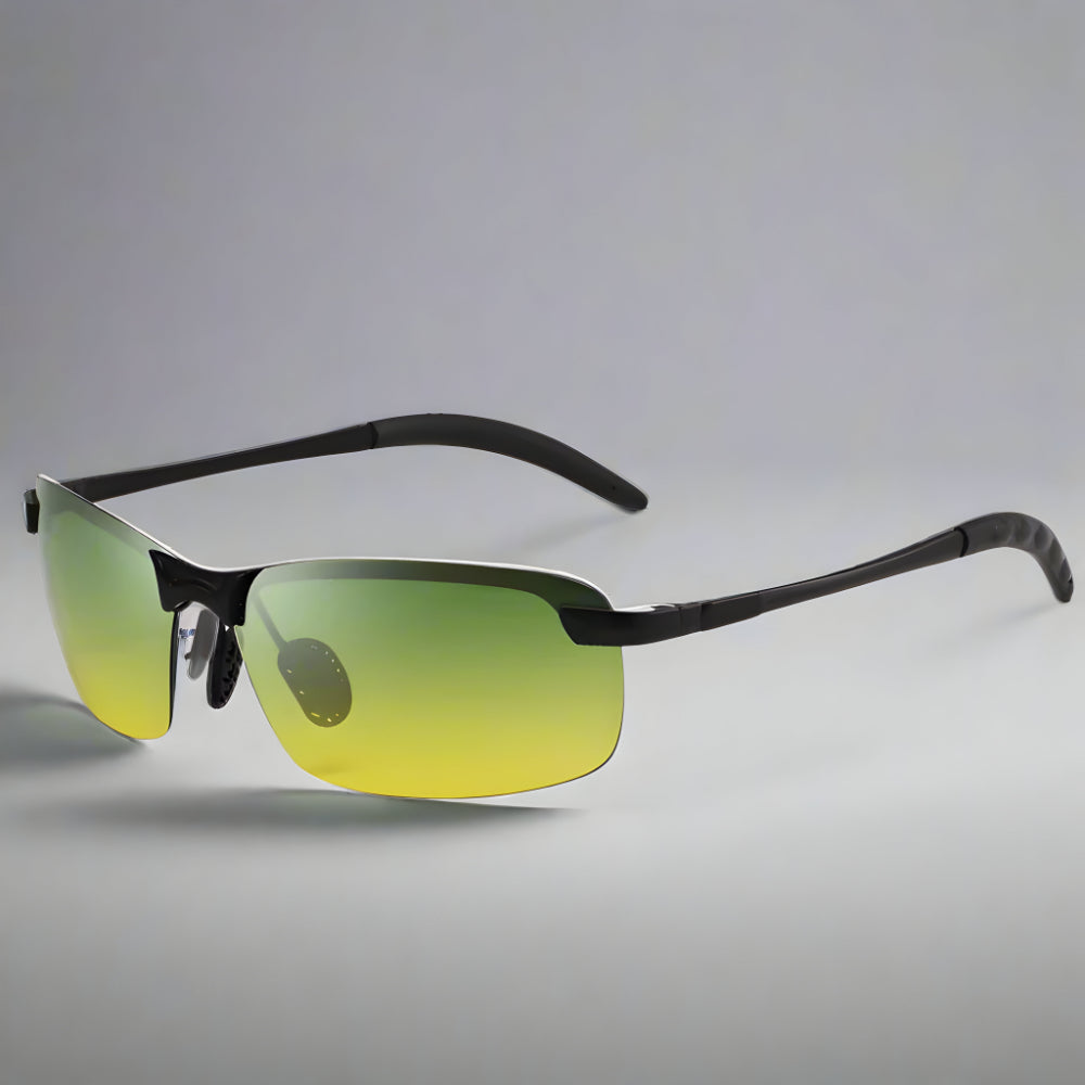 Metal Frame Sunglasses — Polarized Photochromic Lenses