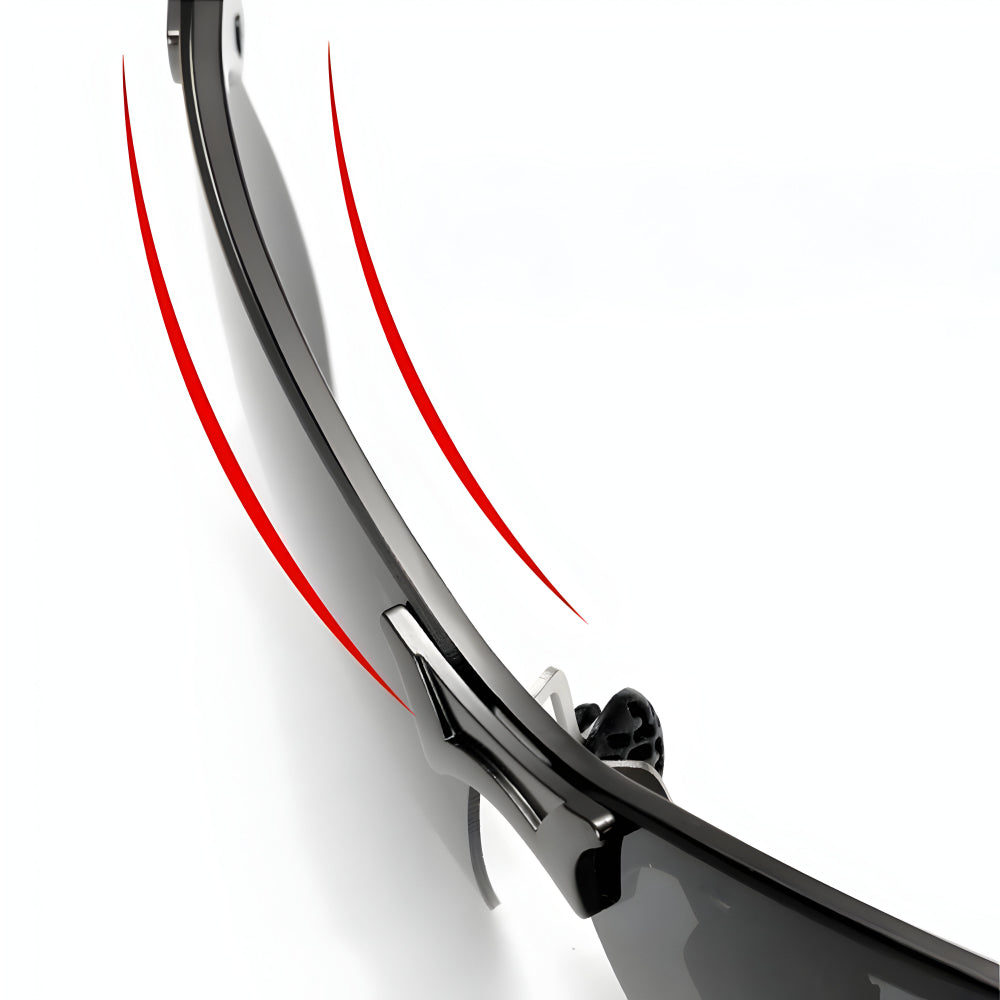 Metal Frame Sunglasses — Polarized Photochromic Lenses