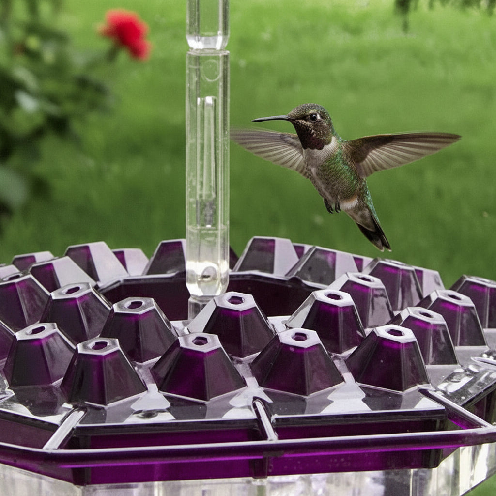 Hrănitor Kolibri pentru nectar de colibri — Design dintr-o singură piesă, ușor de curățat