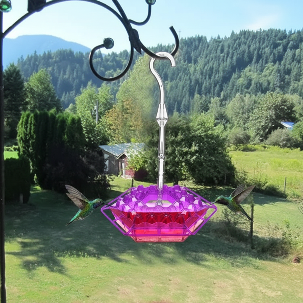 Hrănitor Kolibri pentru nectar de colibri — Design dintr-o singură piesă, ușor de curățat