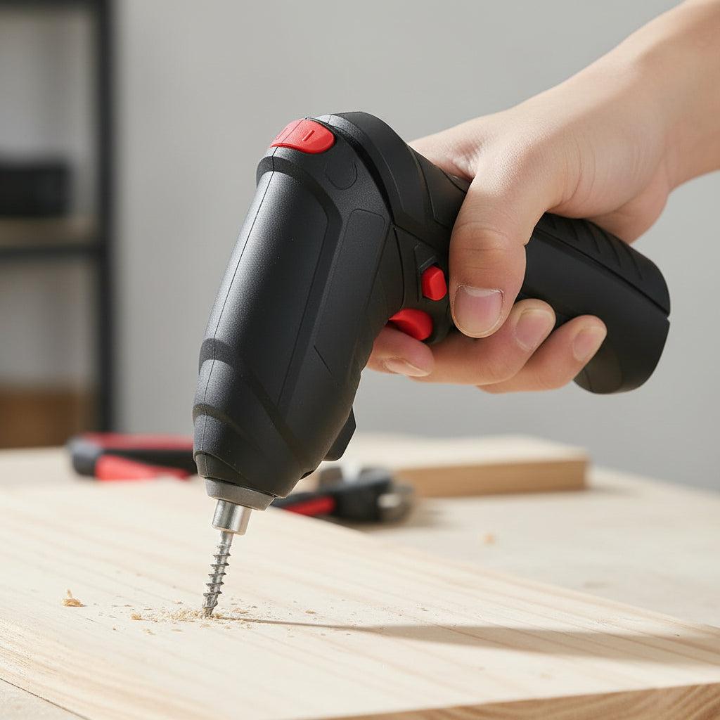 2-in-1 Cordless Drill Driver with Magnetic Tip for DIY Projects