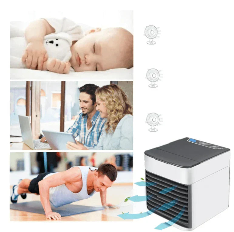 Aer condiționat portabil mini cu USB - răcitor de aer pentru birou