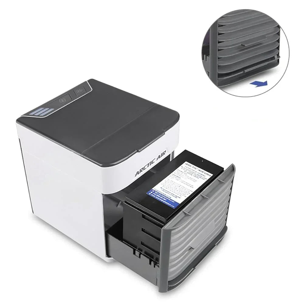 Aer condiționat portabil mini cu USB - răcitor de aer pentru birou