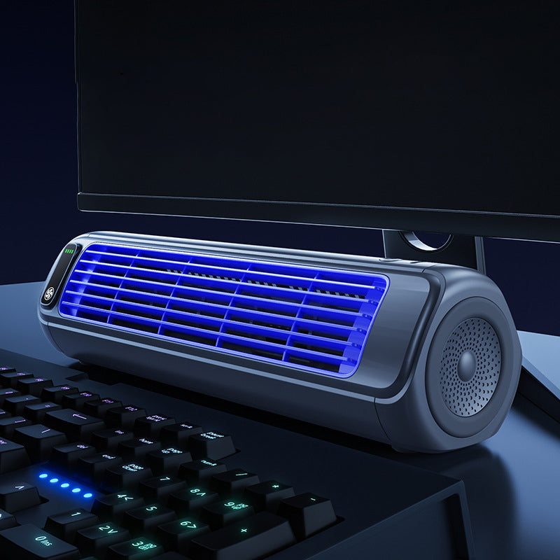مروحة برجية صغيرة — بطارية داخلية بسعة 2000mAh، تشغيل لمدة 12H، تصميم نحيف وهادئ
