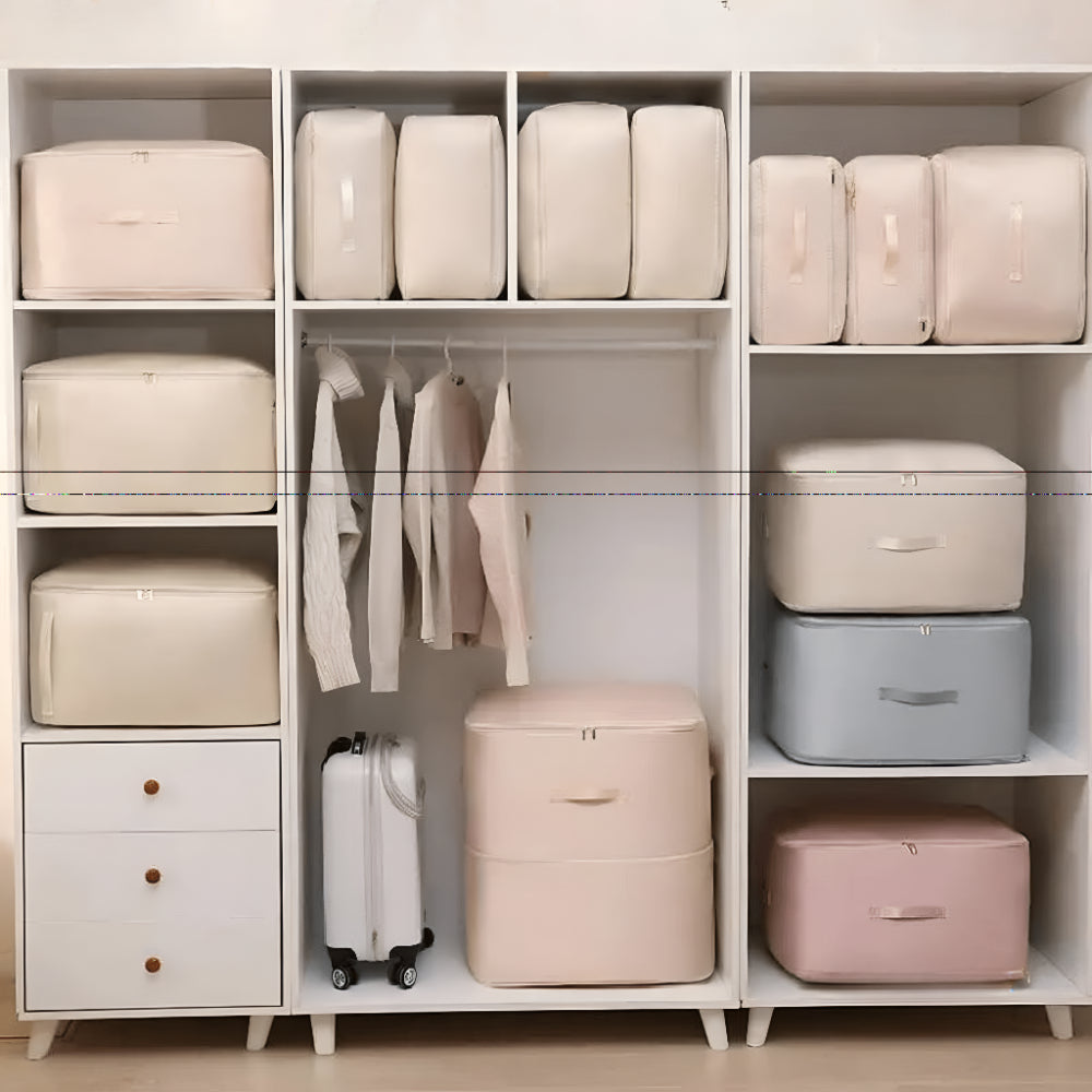 Kompressions-Aufbewahrungsbox für Kleidung - Platzsparender Reiseorganizer