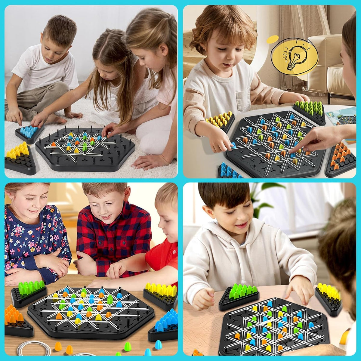 Joc de societate de logică - puzzle interactiv de masă și provocare strategică