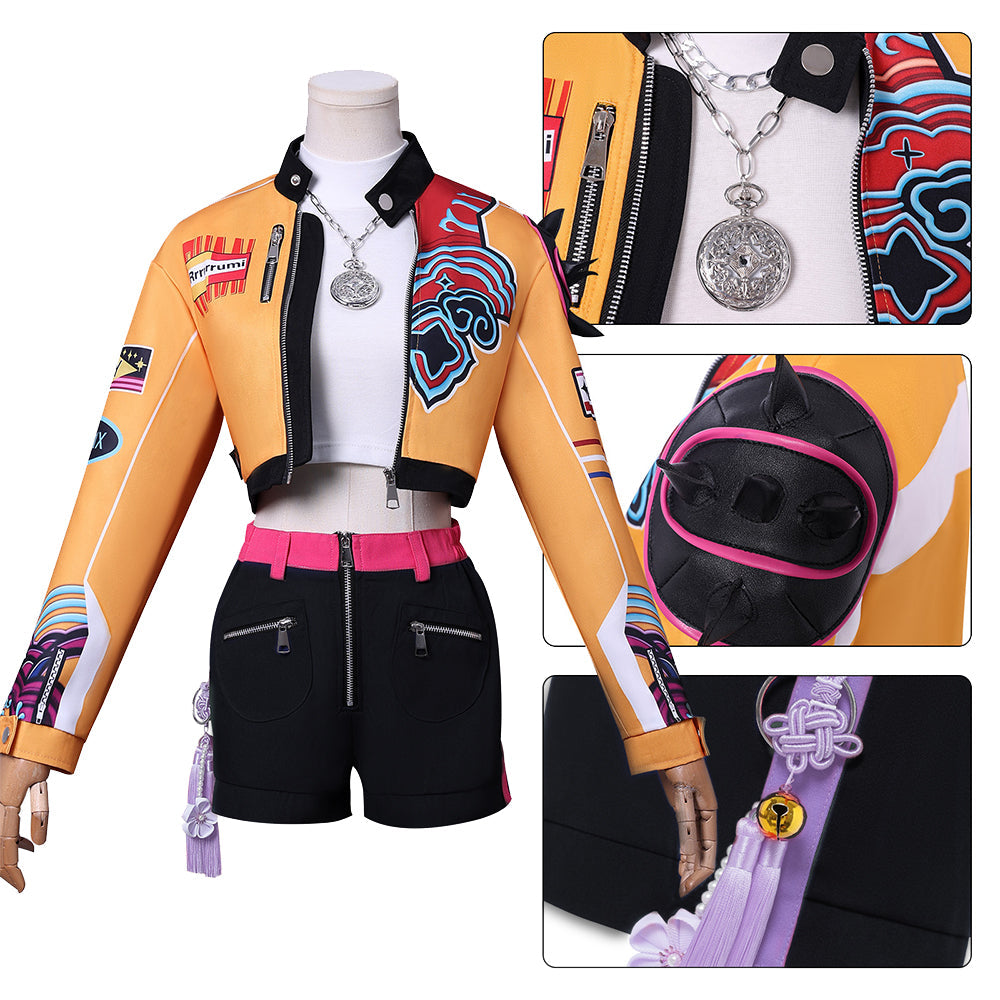 Costum galben și negru pentru copii