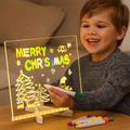 Planșă de desen luminoasă cu LED, alimentată prin USB, pentru copii