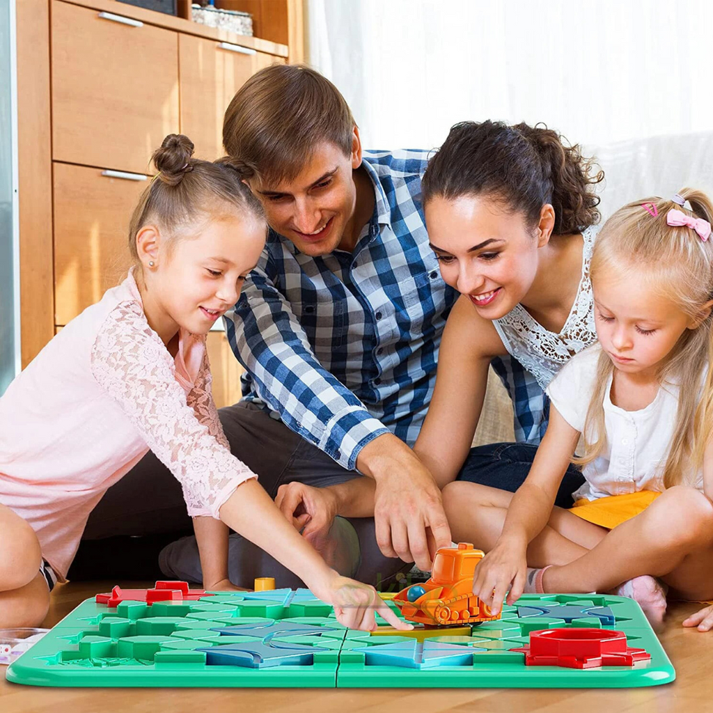 Jucărie educativă interactivă pentru copii, pentru construirea traseelor