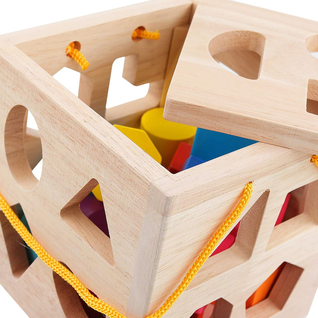 Wooden Peg Game — Colorful Shape Sorting Learning Toy