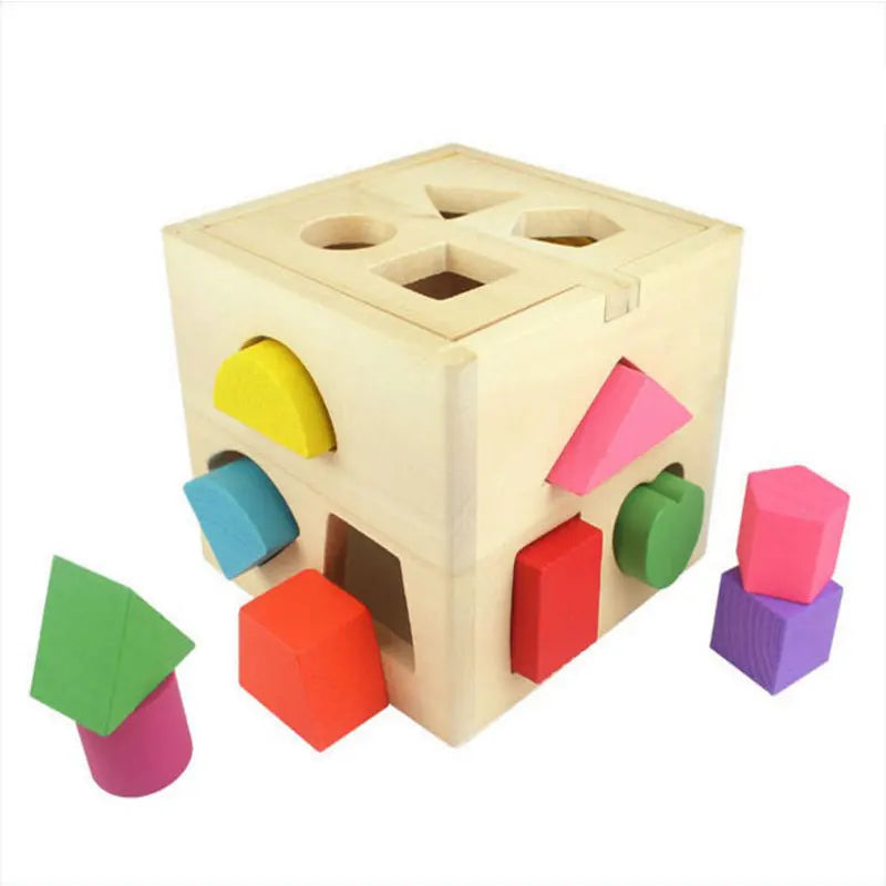 Wooden Peg Game — Colorful Shape Sorting Learning Toy