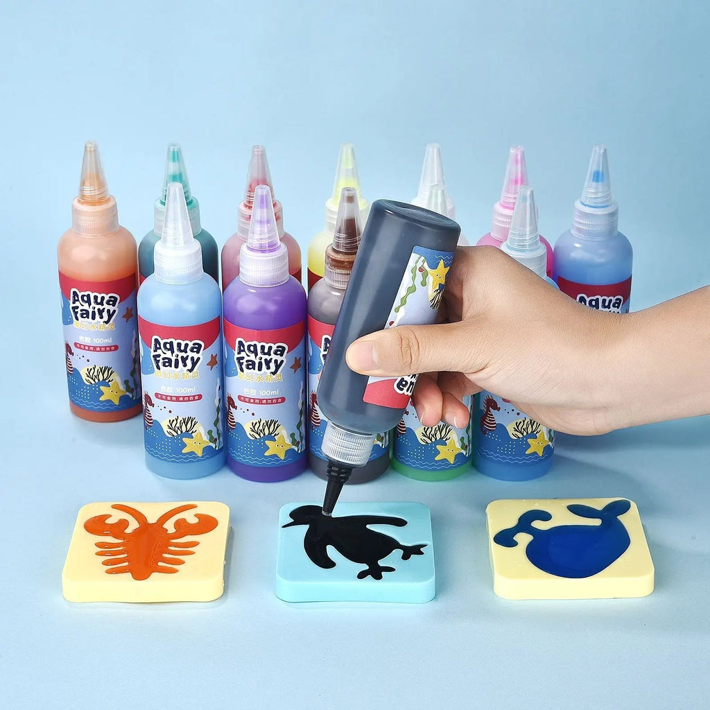 Kit interactiv de creație artistică cu apă pentru copii