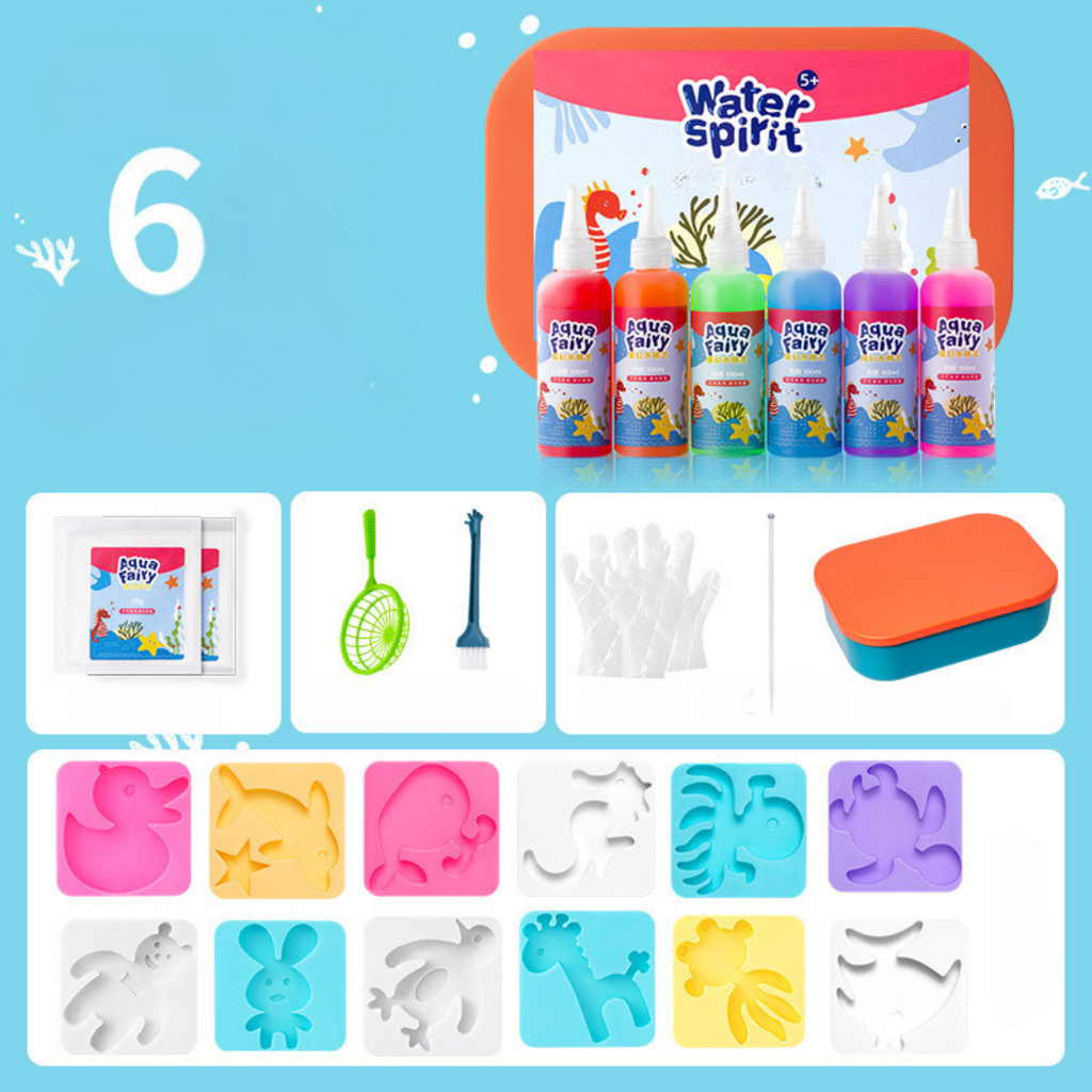 Kit interactiv de creație artistică cu apă pentru copii