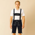 Alpenjunge broderede lædershorts til mænd til Oktoberfest