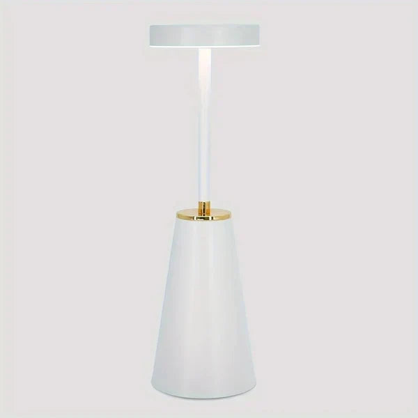 Modern Wireless Table Lamp — Dimmable LED, Metal Frame