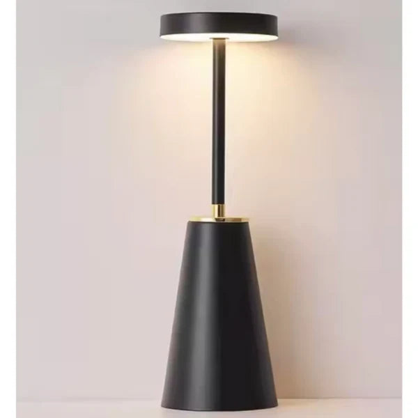 Modern Wireless Table Lamp — Dimmable LED, Metal Frame