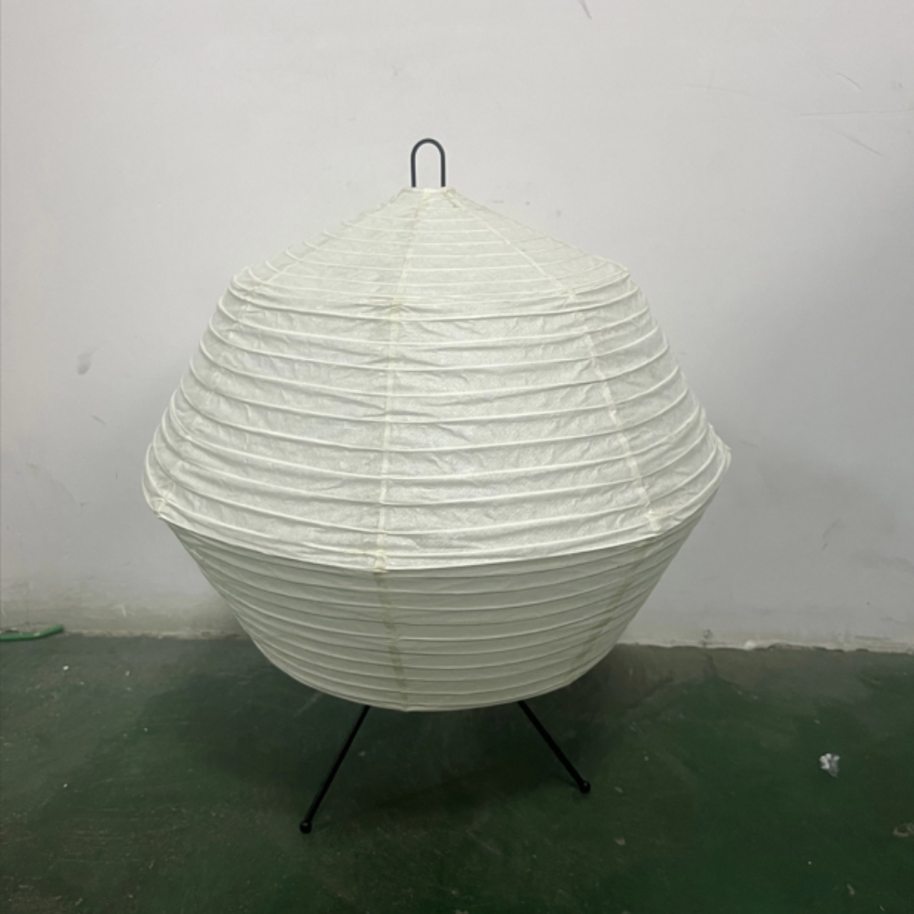 Japanese Style Rice Paper Table Lamp — Soft Diffused Warm Lighting