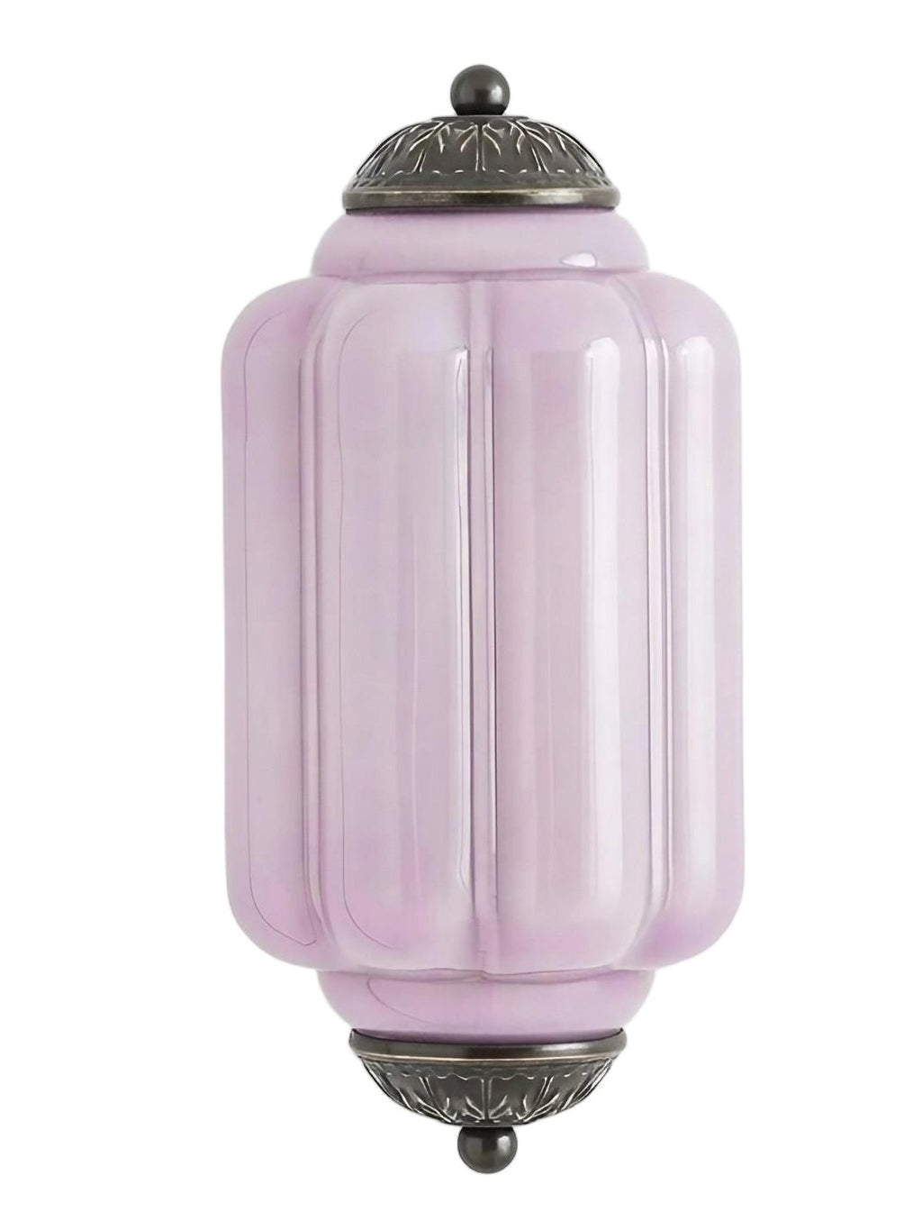 Vintage Milk Glass Flush Eloise Wall Sconce for Bedside Hallway | Esilora