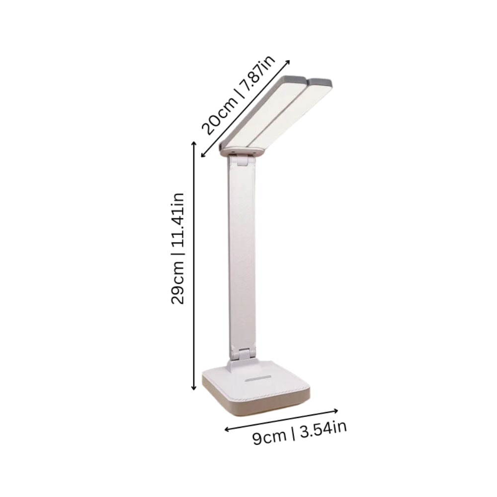 Nastavitelná stolní LED lampa — dotykový stmívač, otočná hlava pracovního světla