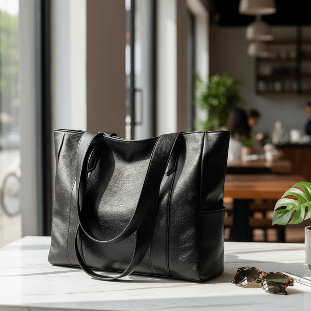 Women's Retro Leather Crossbody Bag with Zip Closure