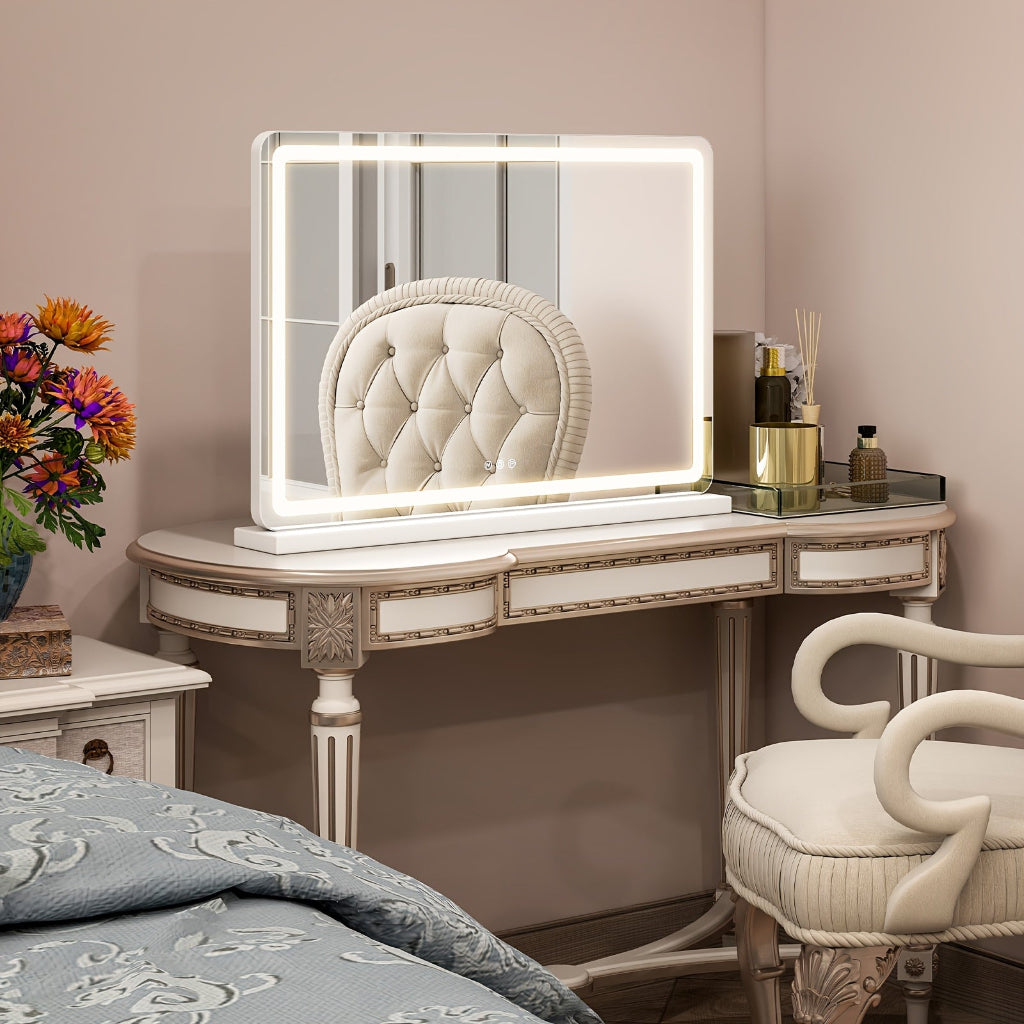 Smart LED Makeup Mirror — Bright Illumination & True-Life Reflections