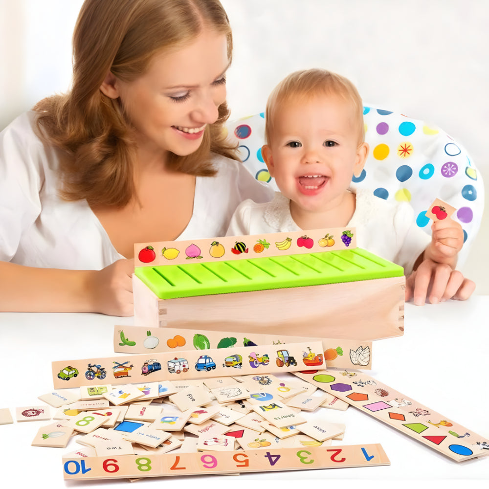 Wooden Color and Shape Sorting Toy
