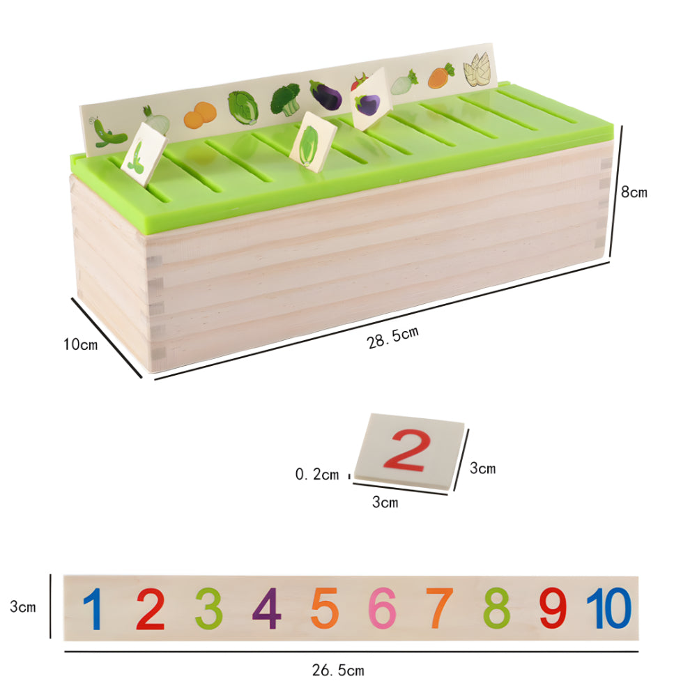 Wooden Color and Shape Sorting Toy