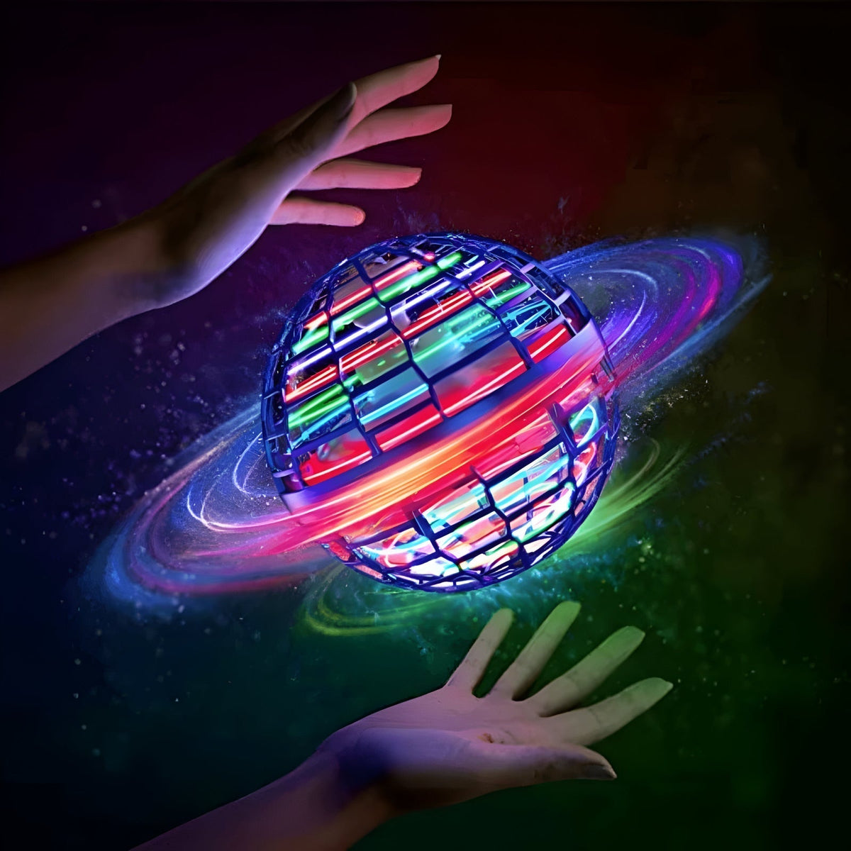 LED Light-Up Flying Ball for Kids — Interactive Play Toy