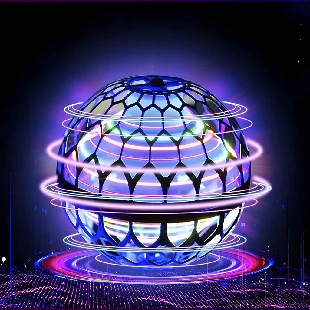 LED Light-Up Flying Ball for Kids — Interactive Play Toy